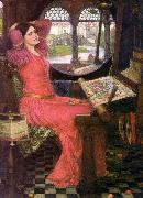 John William Waterhouse I am half sick of shadows, oil painting picture wholesale